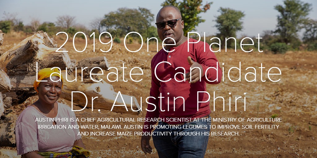 2019 One Planet Laureate Candidate Dr. Austin Phiri