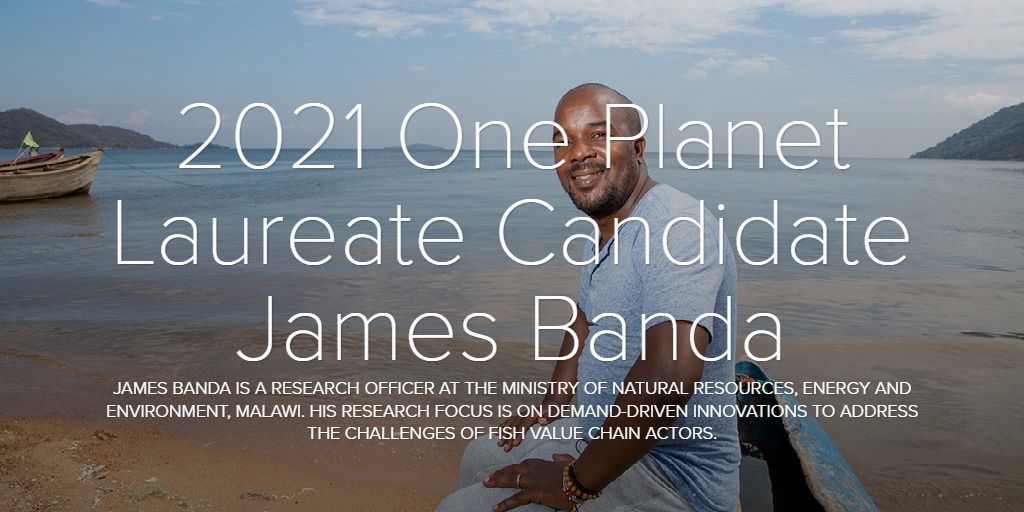 2021 One Planet Laureate Candidate James Banda