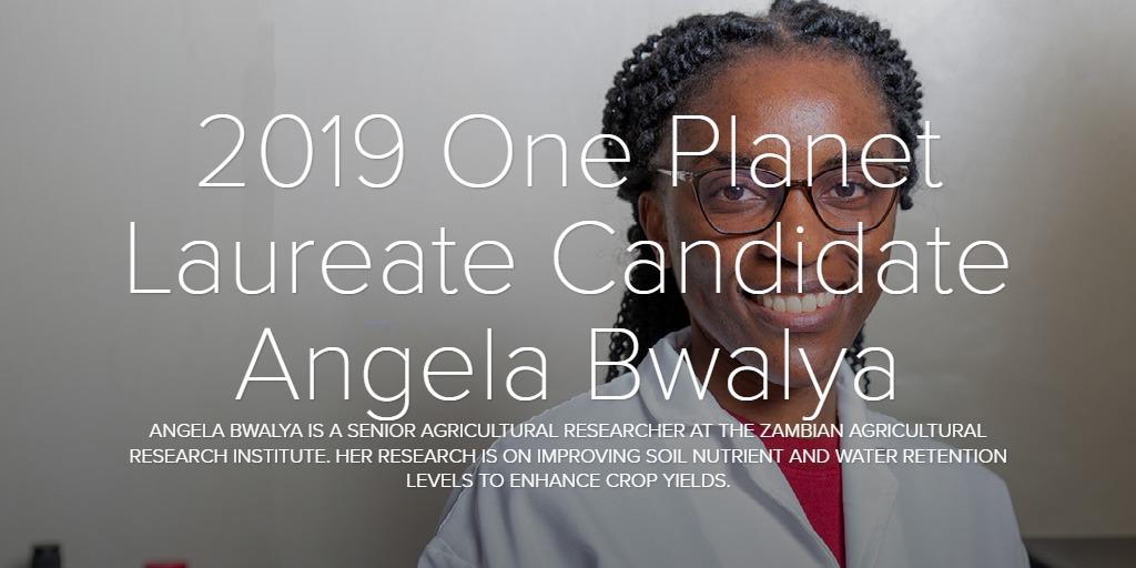 2019 One Planet Laureate Candidate Angela Bwalya